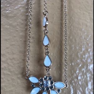 Cute light blue cristal chain